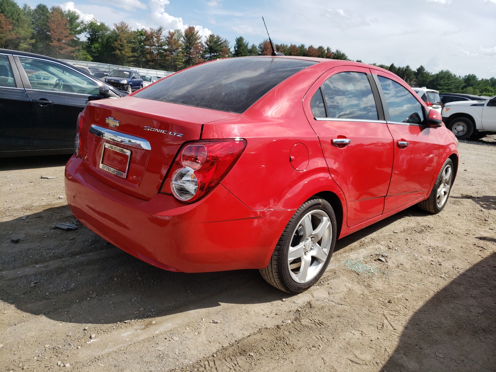 Photo 4 from auction – 2012 CHEVROLET SONIC LTZ with VIN 1G1JE5SH7C4168892