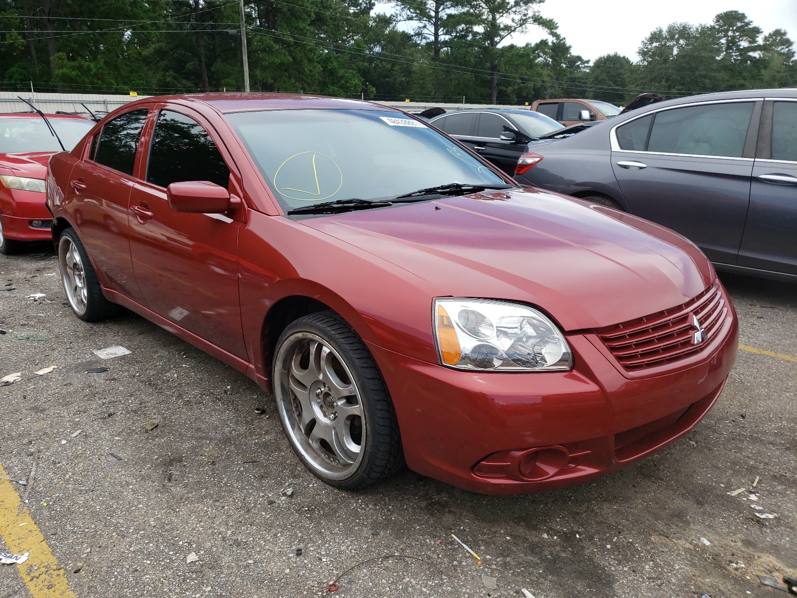 MITSUBISHI GALANT ES 2009 with VIN 4A3AB36F39E015391 - Photo from auction