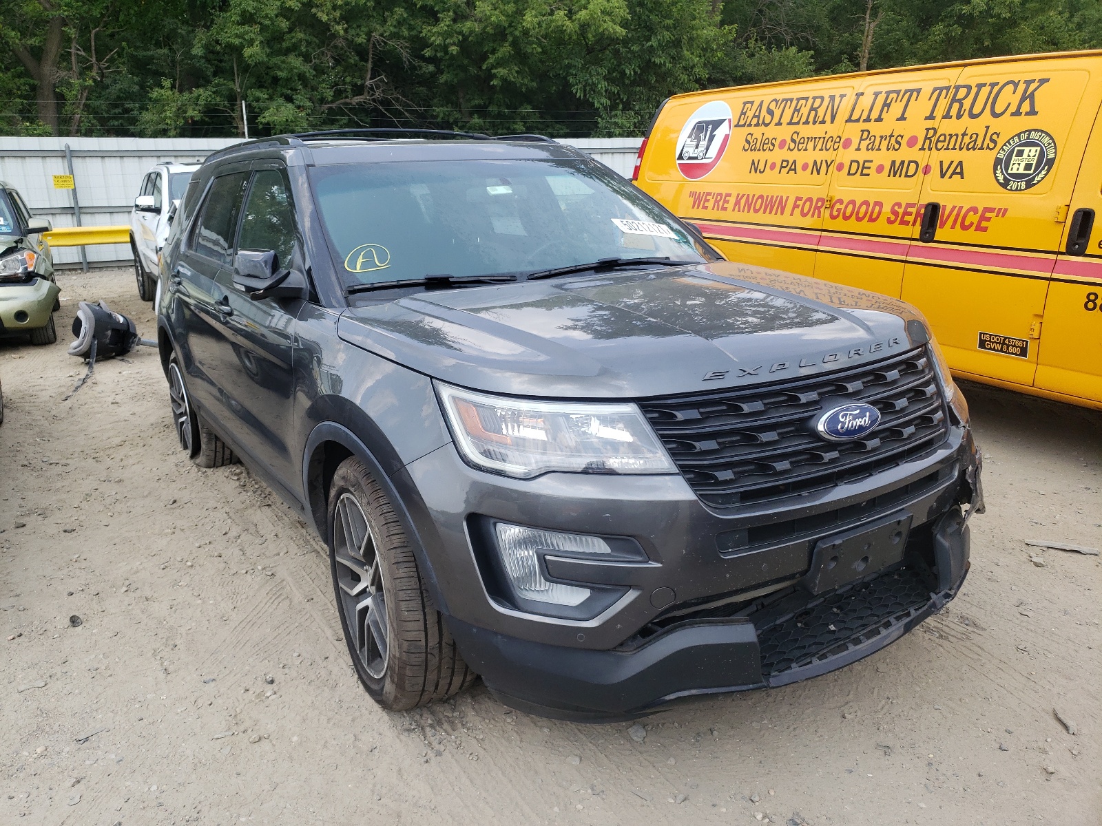 Photo 1 from auction – 2017 FORD EXPLORER S with VIN 1FM5K8GT2HGB86492