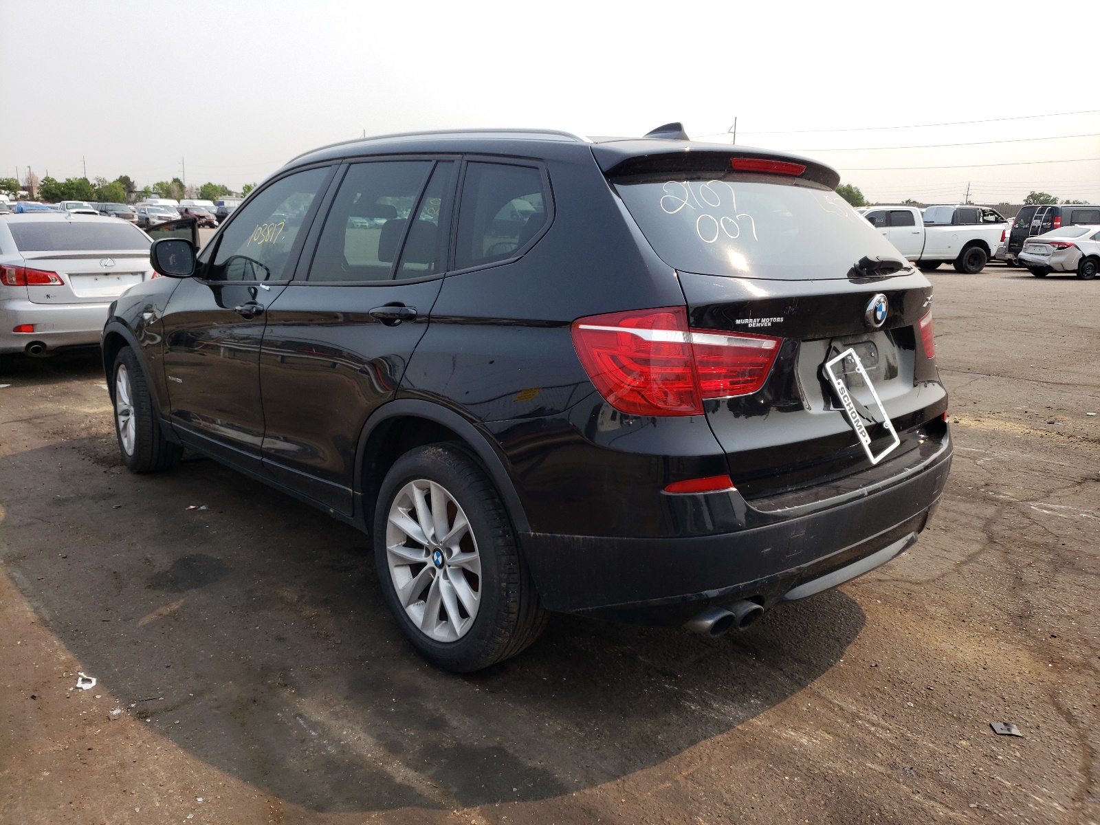 Photo 3 from auction – 2013 BMW X3 XDRIVE2 with VIN 5UXWX9C59D0A21485