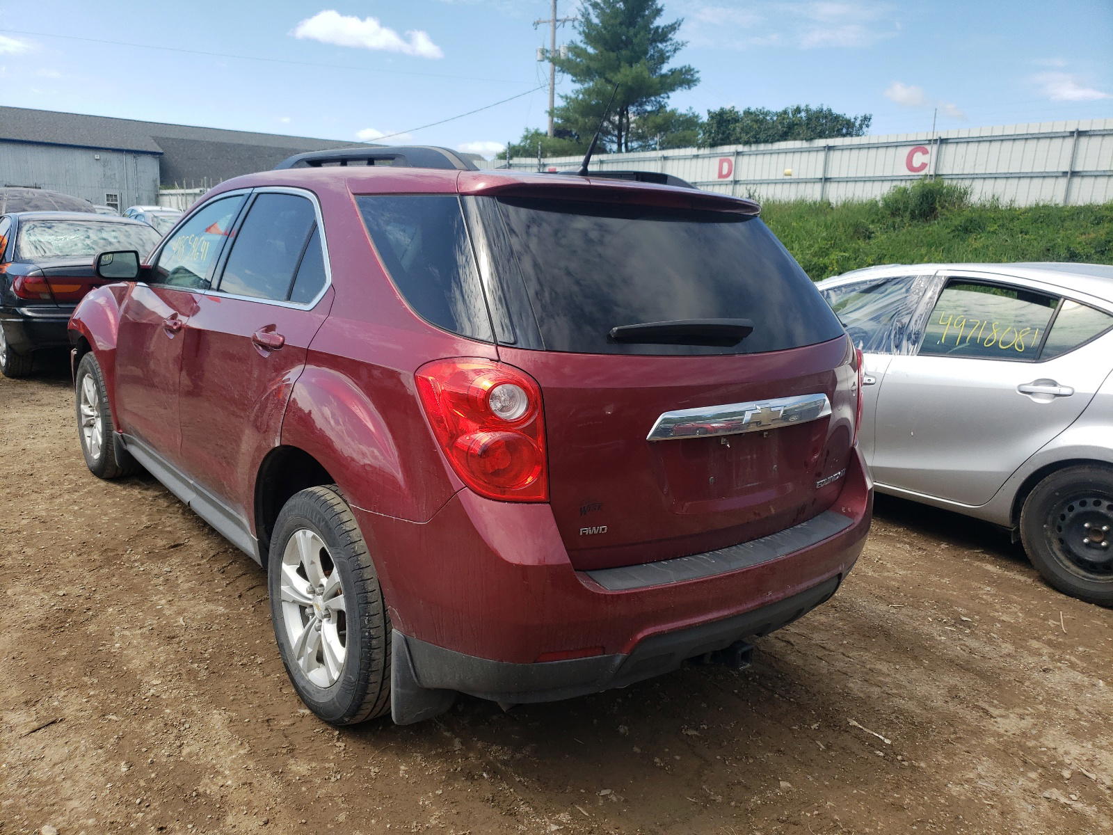 Photo 3 from auction – 2012 CHEVROLET EQUINOX LT with VIN 2GNFLNEK5C6345794