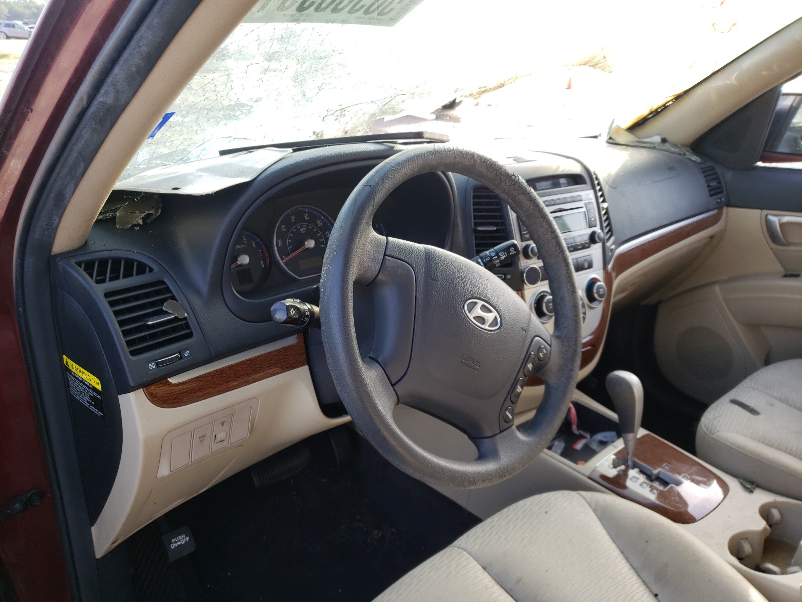 Photo 9 from auction – 2008 HYUNDAI SANTA FE G with VIN 5NMSG13D48H138869