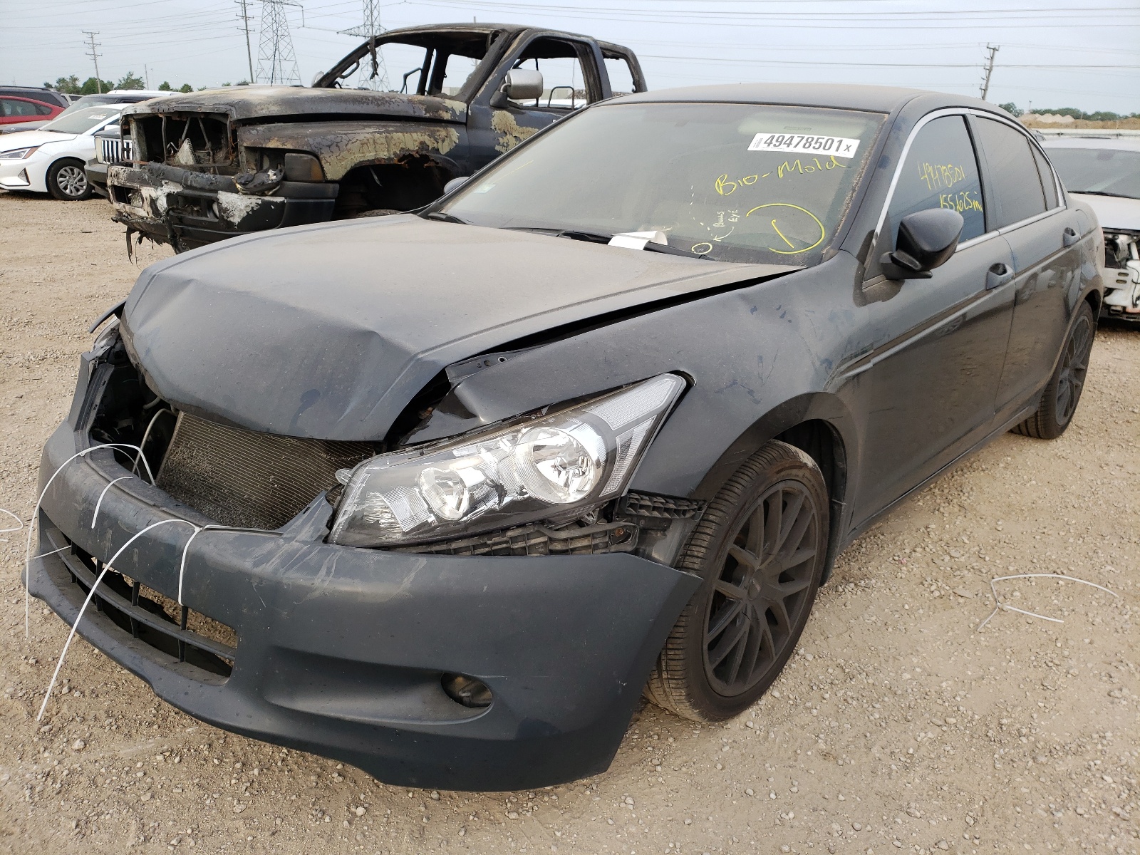 Photo 2 from auction – 2008 HONDA ACCORD LX with VIN JHMCP26338C028986