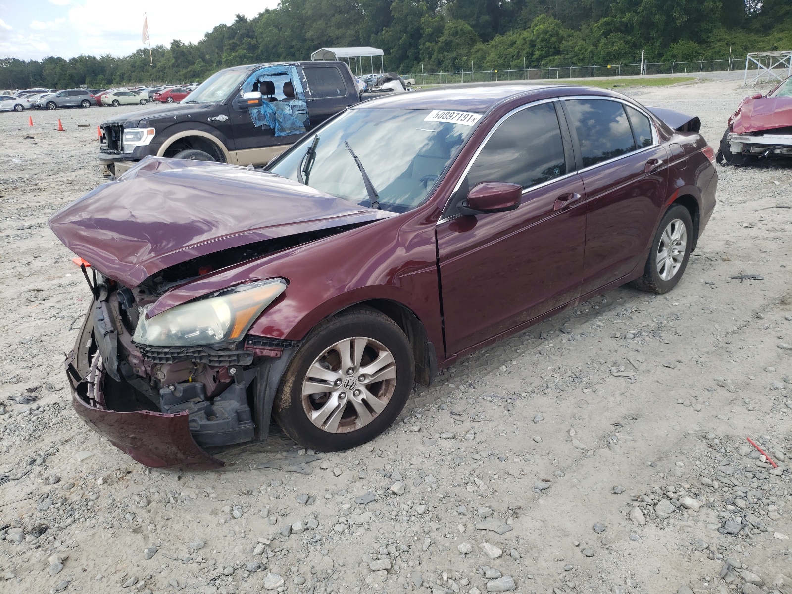 Photo 2 from auction – 2010 HONDA ACCORD LXP with VIN 1HGCP2F45AA026928