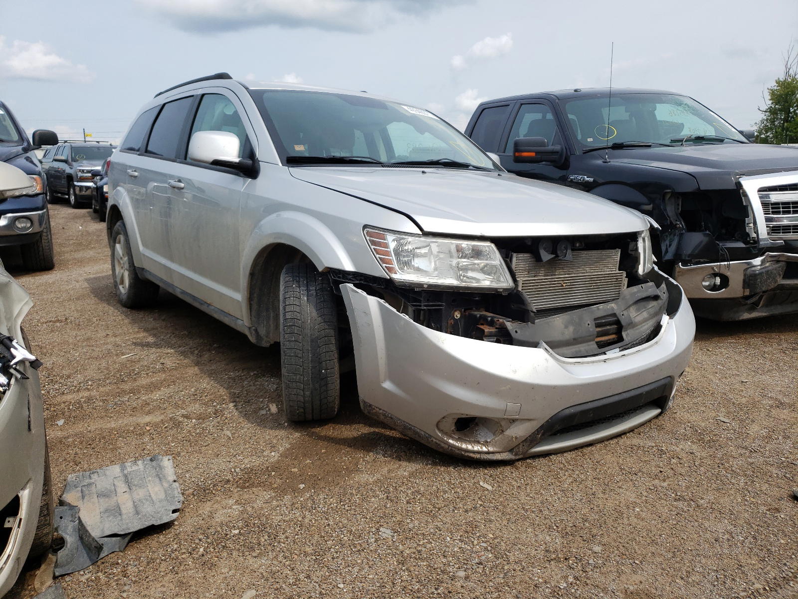 DODGE JOURNEY SX 2012 with VIN 3C4PDCBG4CT245888 - Photo from auction