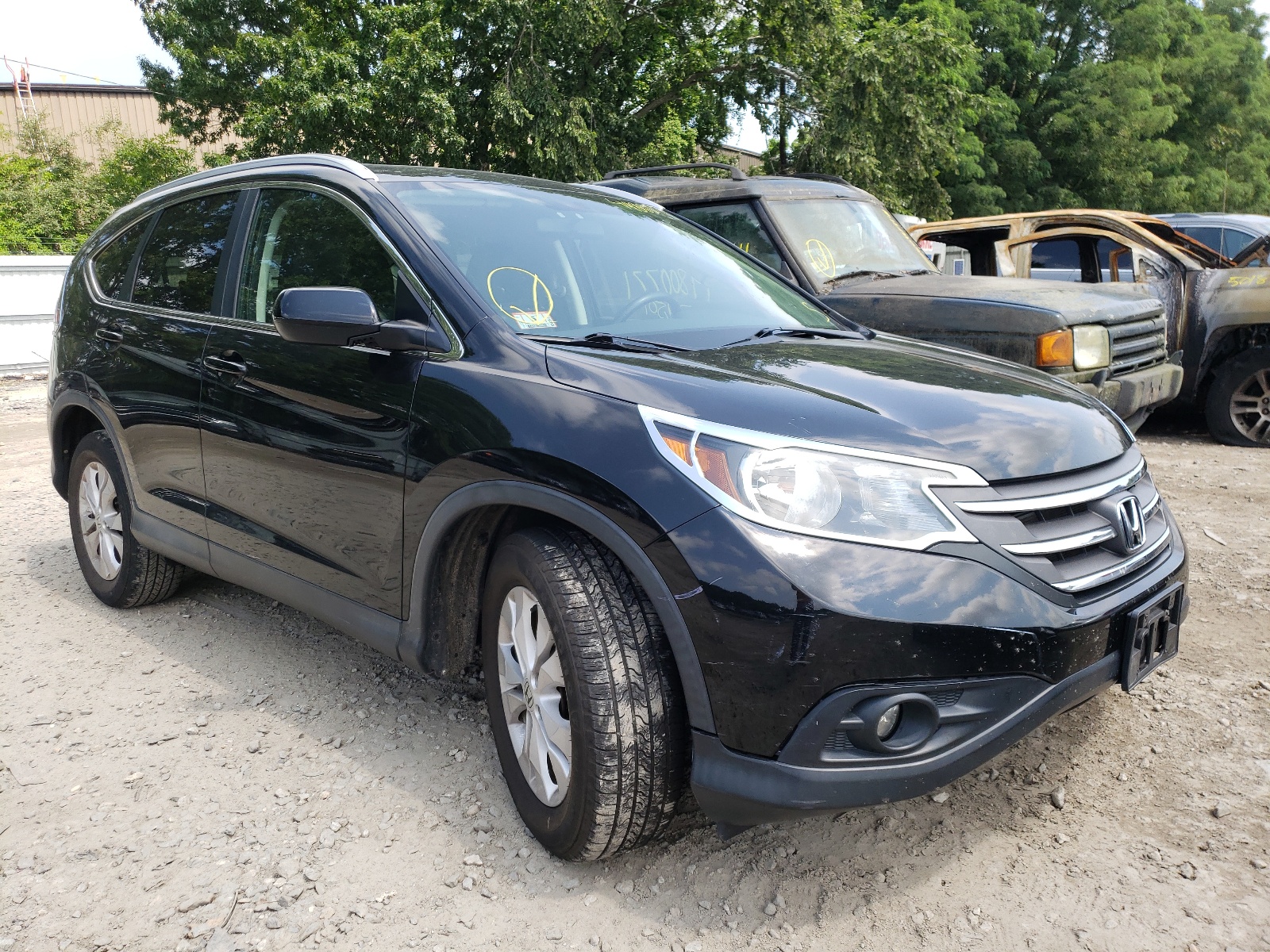 HONDA CR-V EXL 2014 with VIN 2HKRM4H73EH722271 - Photo from auction