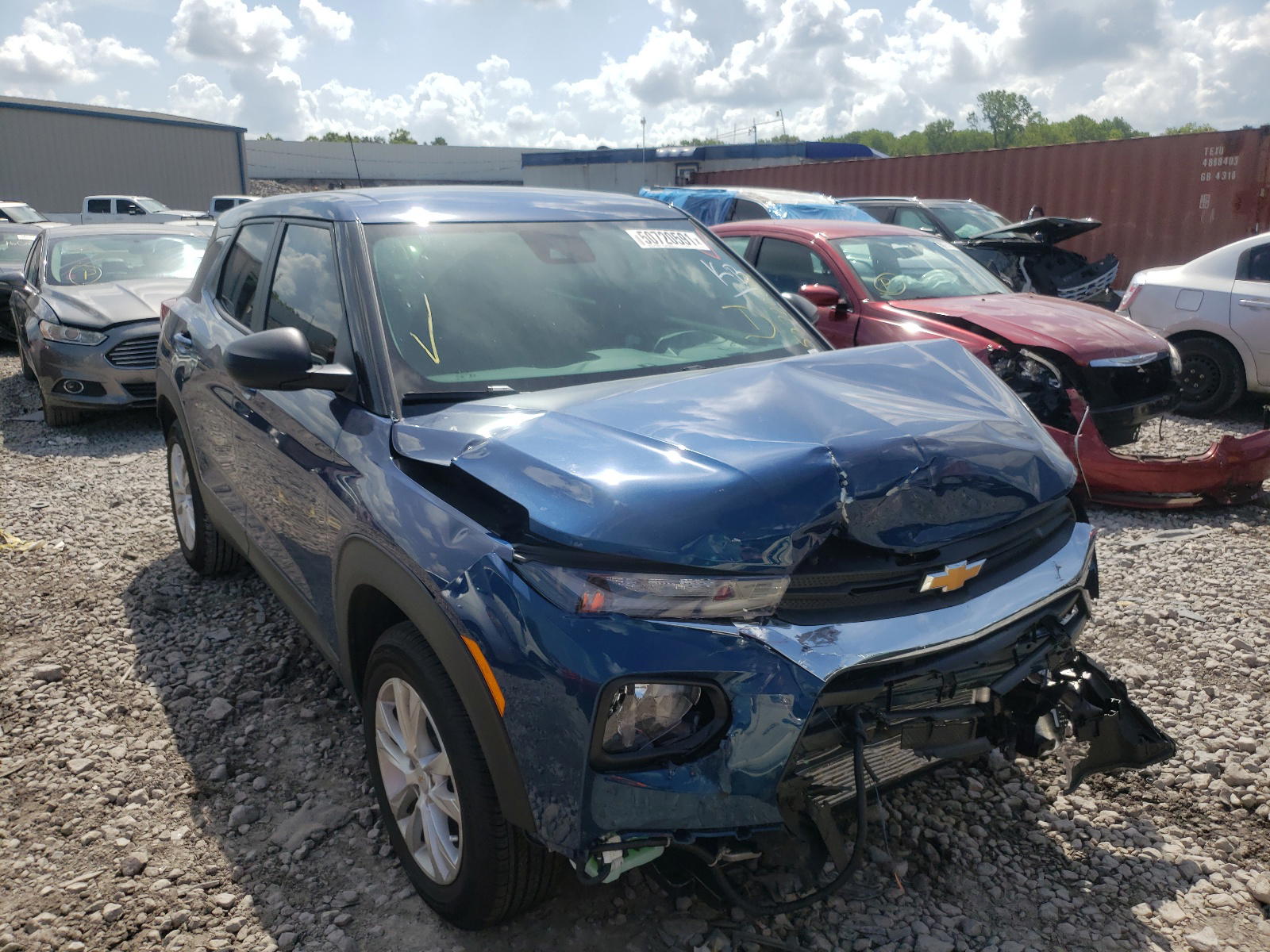 CHEVROLET TRAILBLAZE 2021 with VIN KL79MMS28MB137048 - Photo from auction