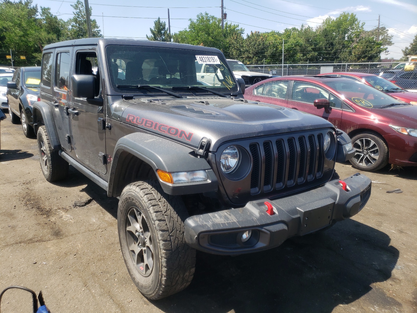 JEEP WRANGLER U 2018 with VIN 1C4HJXFG0JW154977 - Photo from auction