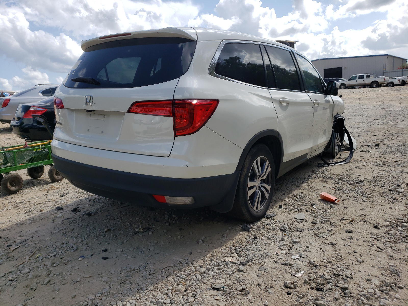 Photo 4 from auction – 2018 HONDA PILOT EX with VIN 5FNYF5H39JB018903