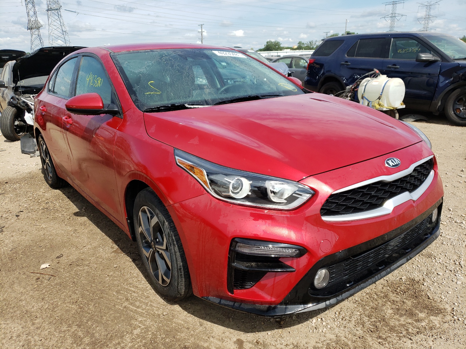 KIA FORTE FE 2019 with VIN 3KPF24AD0KE057368 - Photo from auction