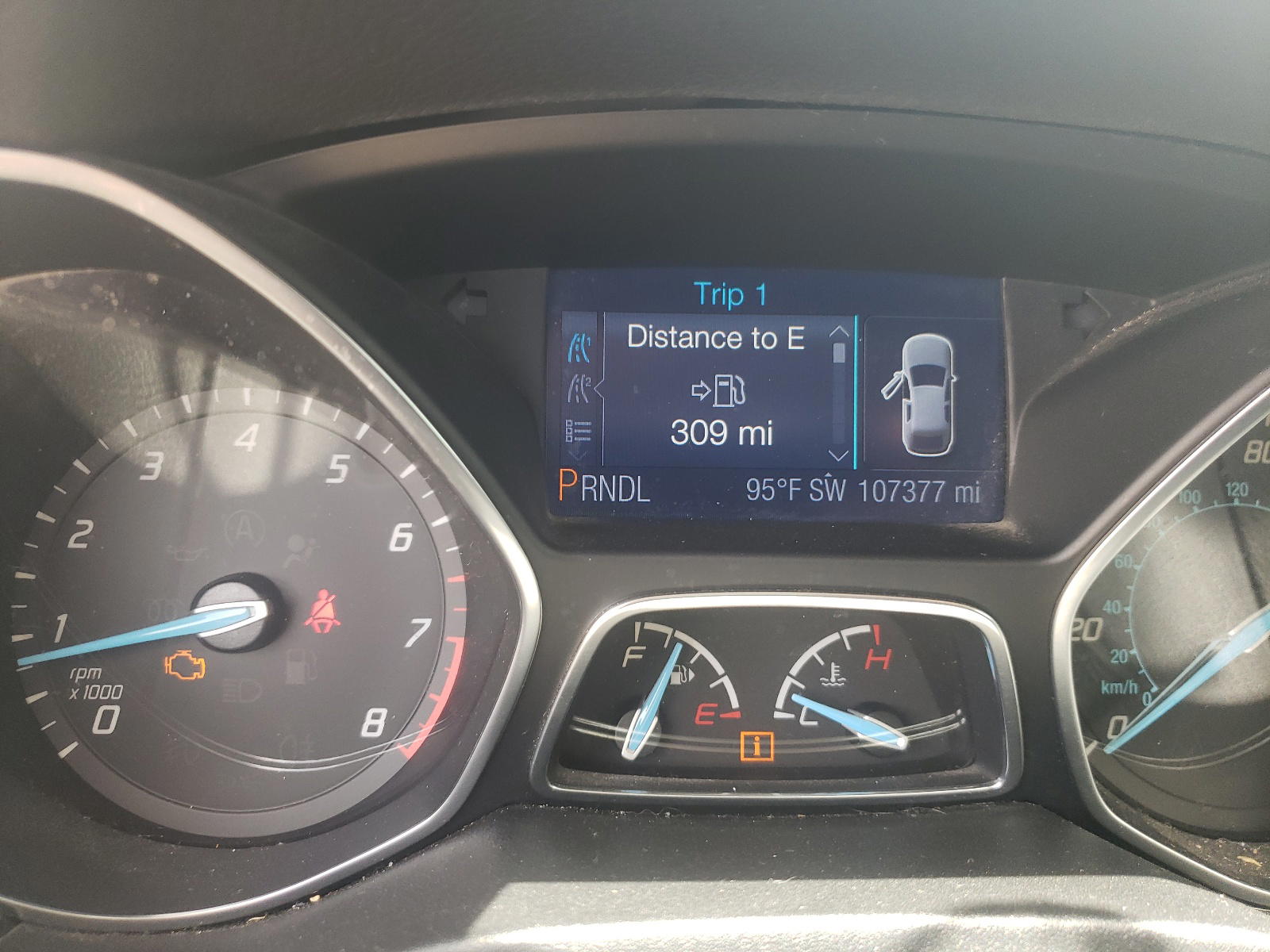 Photo 8 from auction – 2013 FORD FOCUS S with VIN 1FADP3E24DL361900