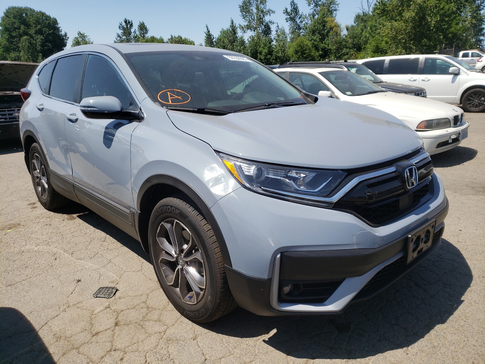 Photo 1 from auction – 2021 HONDA CR-V EX with VIN 7FARW2H56ME006799