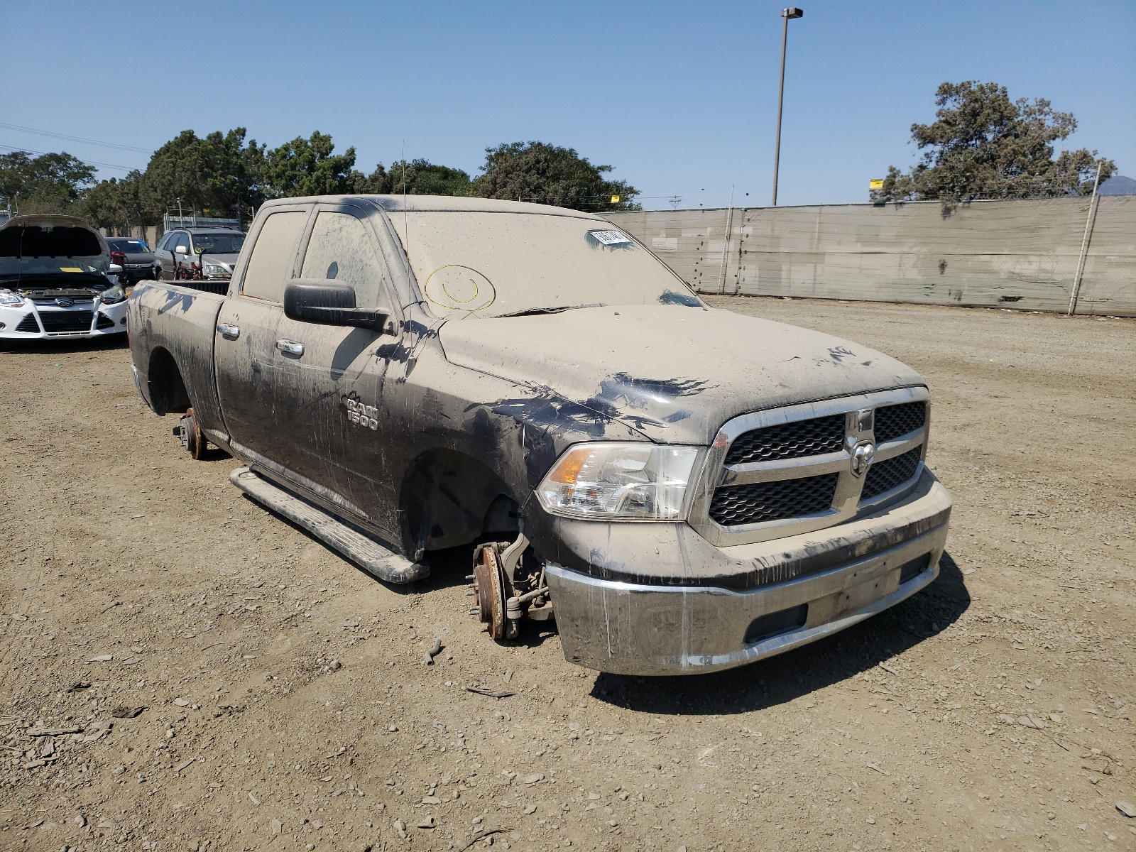 RAM 1500 SLT 2017 with VIN 1C6RR6GG6HS713933 - Photo from auction