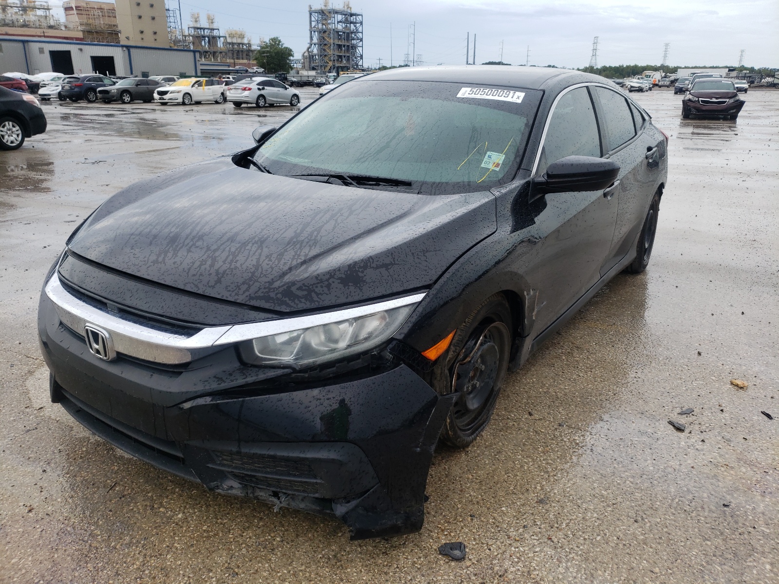 Photo 2 from auction – 2016 HONDA CIVIC LX with VIN 19XFC2F57GE055305