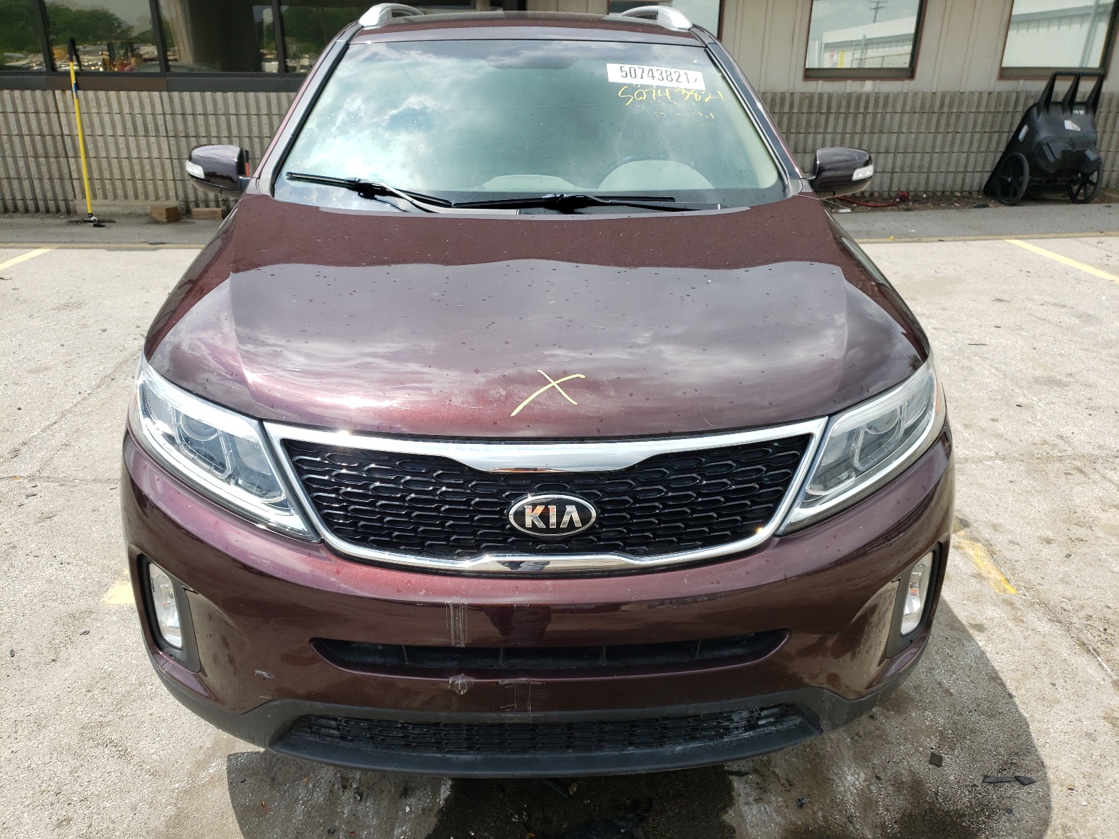 Photo 7 from auction – 2014 KIA SORENTO LX with VIN 5XYKT4A67EG433309
