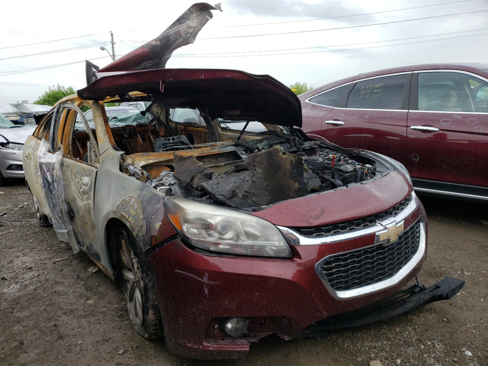 CHEVROLET MALIBU 2LT 2015 with VIN 1G11D5SL6FF324792 - Photo from auction