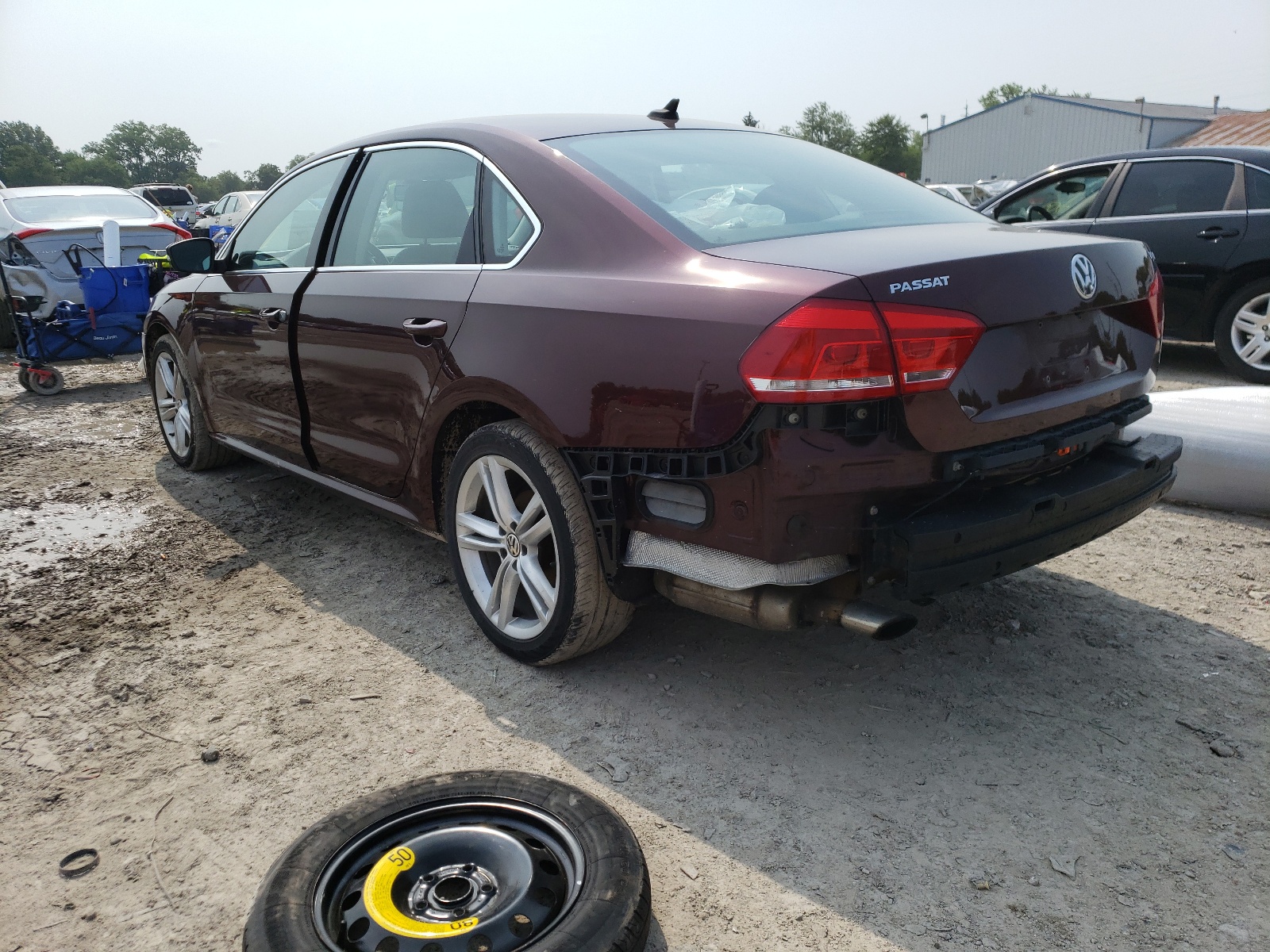 Photo 3 from auction – 2014 VOLKSWAGEN PASSAT SE with VIN 1VWBT7A36EC042483