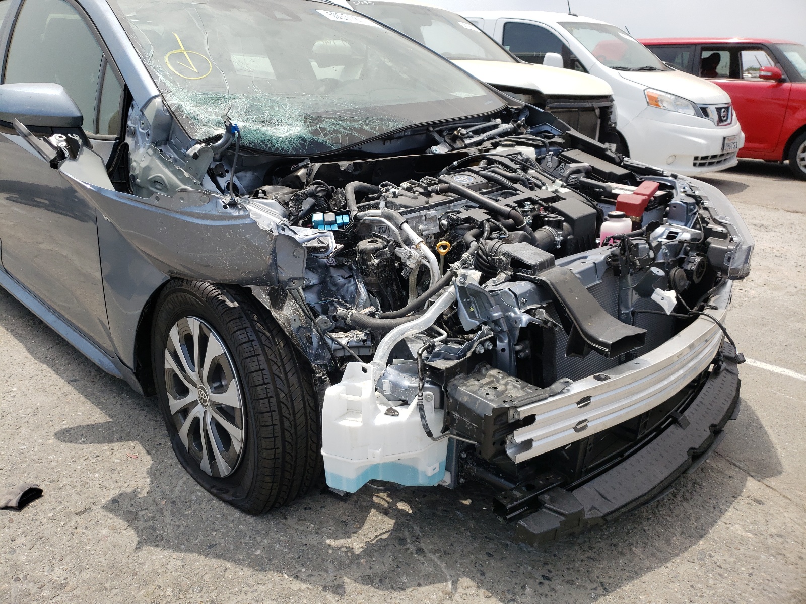 Photo 9 from auction – 2021 TOYOTA COROLLA LE with VIN JTDEAMDE5MJ027226