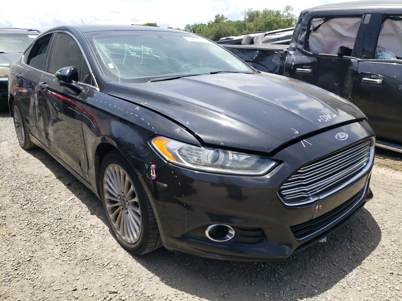 FORD FUSION TIT 2014 with VIN 3FA6P0K95ER235556 - Photo from auction