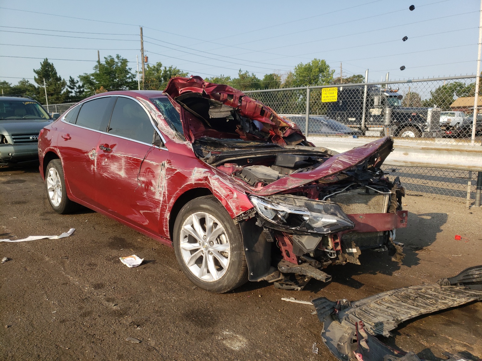 CHEVROLET MALIBU LT 2019 with VIN 1G1ZD5ST2KF213332 - Photo from auction