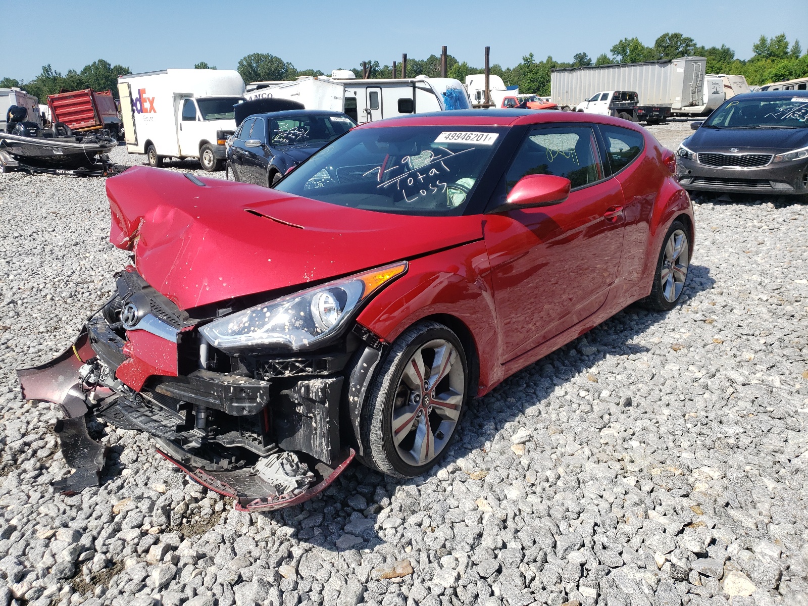 Photo 2 from auction – 2013 HYUNDAI VELOSTER with VIN KMHTC6AD9DU160462