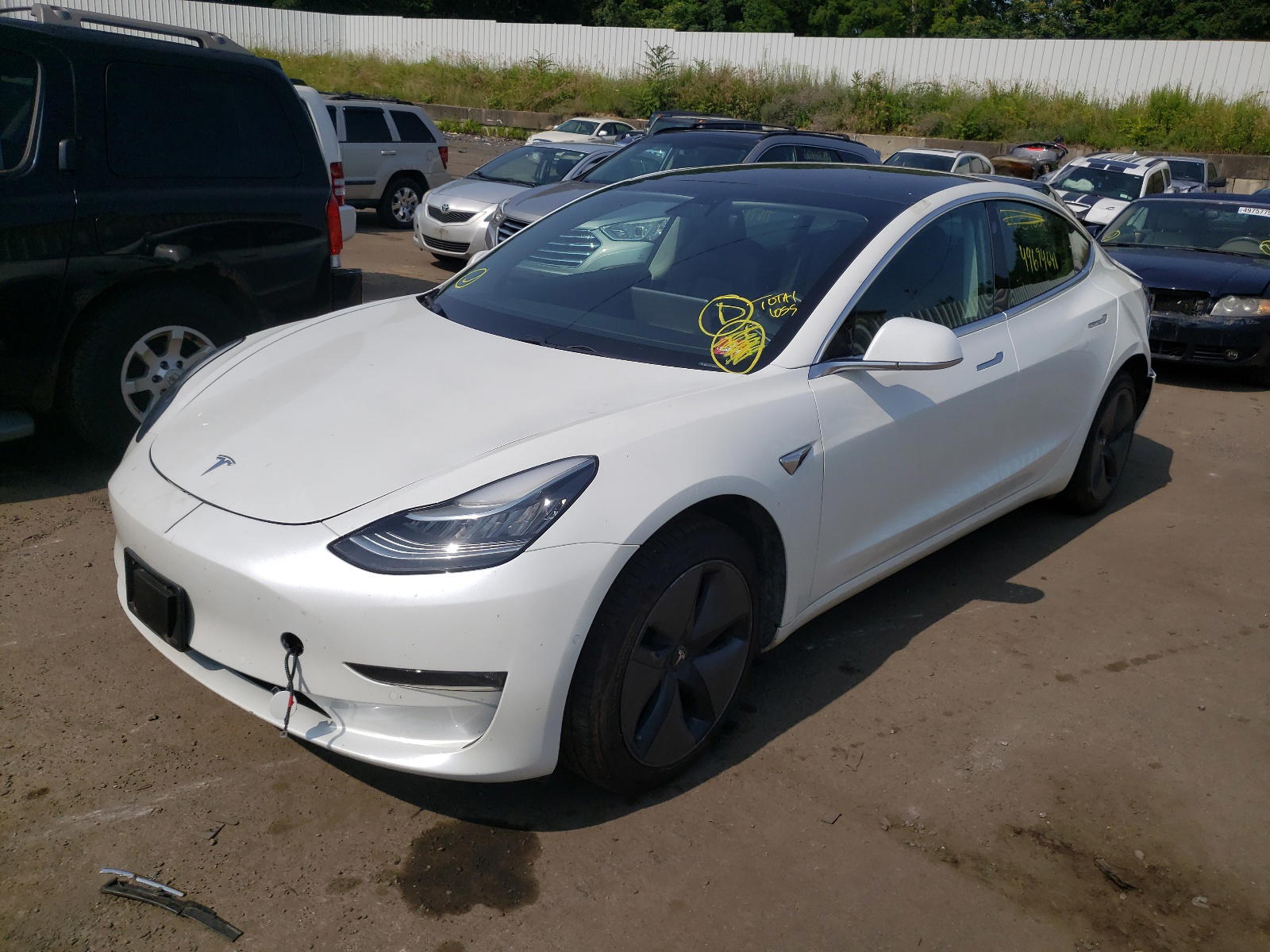 Photo 2 from auction – 2019 TESLA MODEL 3 with VIN 5YJ3E1EB9KF433495