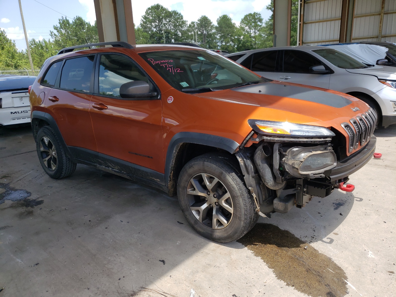 JEEP CHEROKEE T 2014 with VIN 1C4PJMBS1EW276256 - Photo from auction