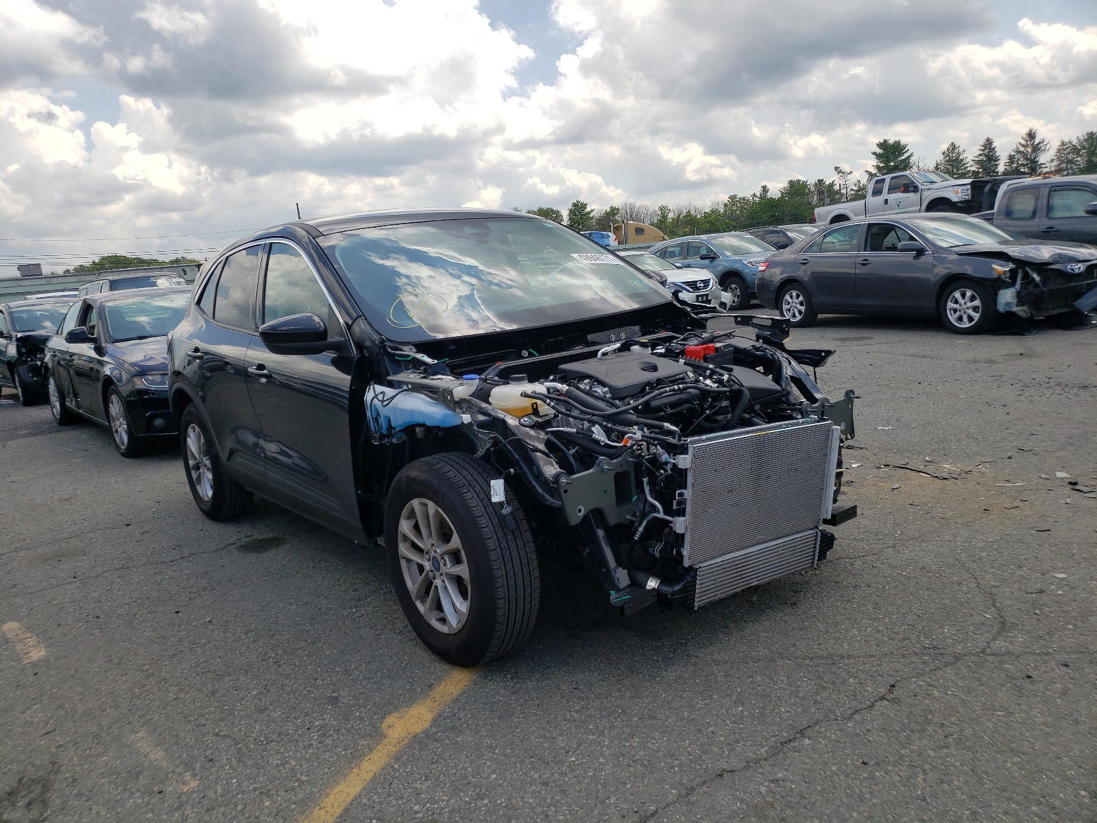 FORD ESCAPE SE 2020 with VIN 1FMCU9G68LUA91107 - Photo from auction