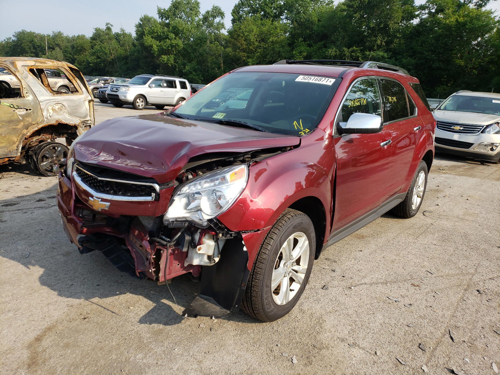 Photo 2 from auction – 2011 CHEVROLET EQUINOX LT with VIN 2CNFLNEC9B6324362