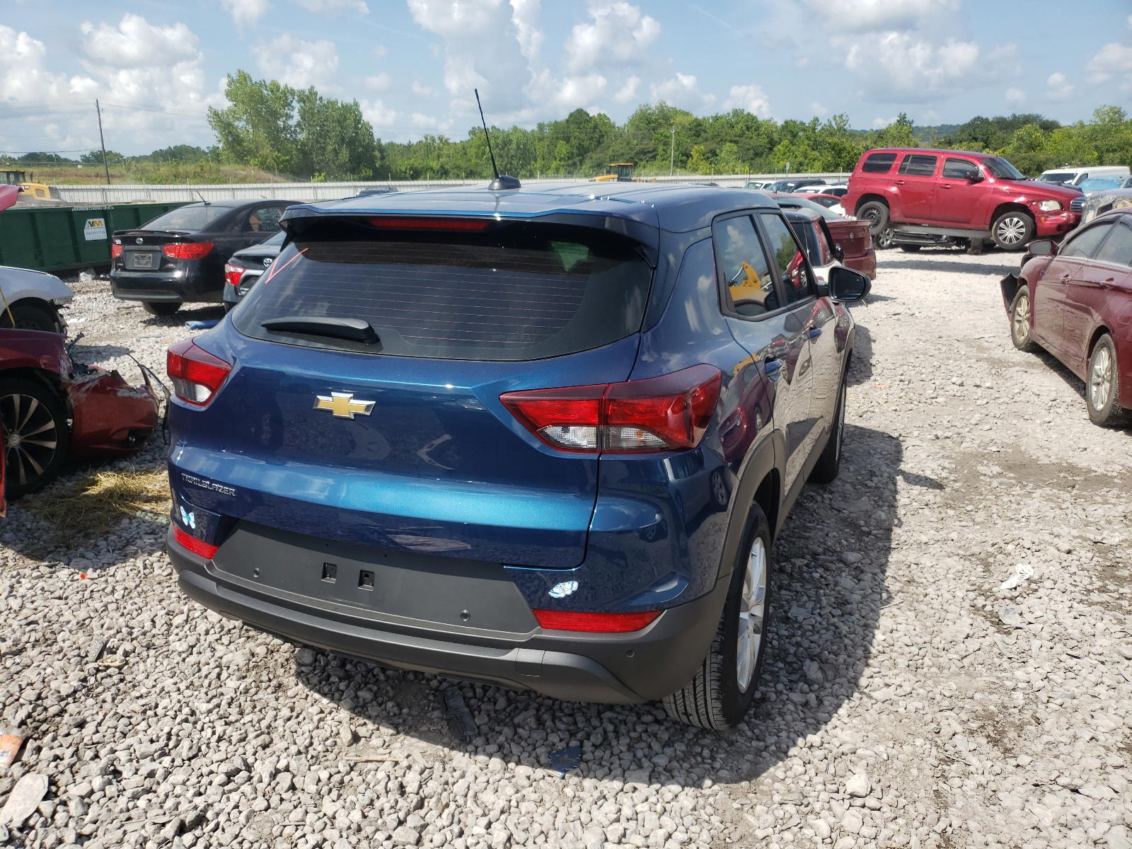 Photo 4 from auction – 2021 CHEVROLET TRAILBLAZE with VIN KL79MMS28MB137048