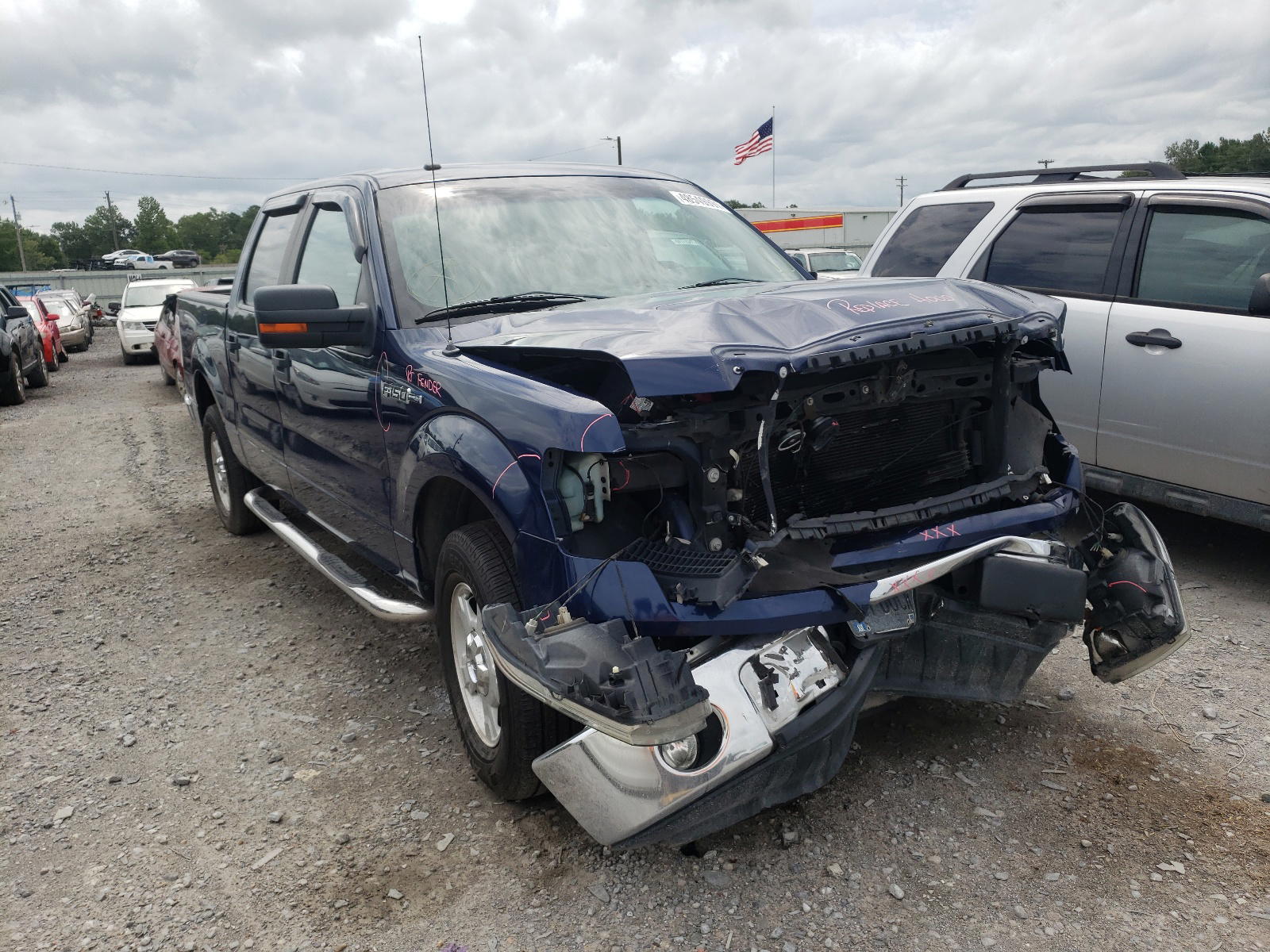 FORD F150 SUPER 2011 with VIN 1FTEW1CM4BFC91336 - Photo from auction