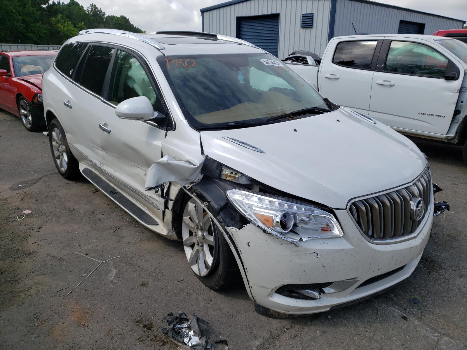 BUICK ENCLAVE 2017 with VIN 5GAKRCKD6HJ103625 - Photo from auction