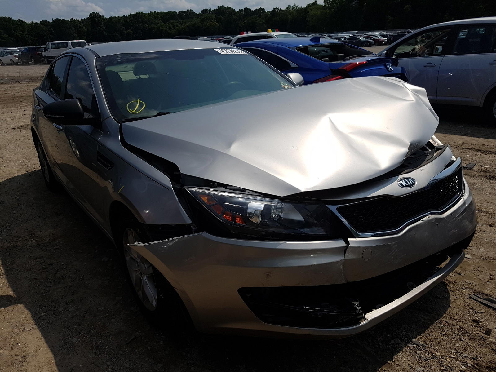 KIA OPTIMA LX 2013 with VIN KNAGM4A70D5439632 - Photo from auction