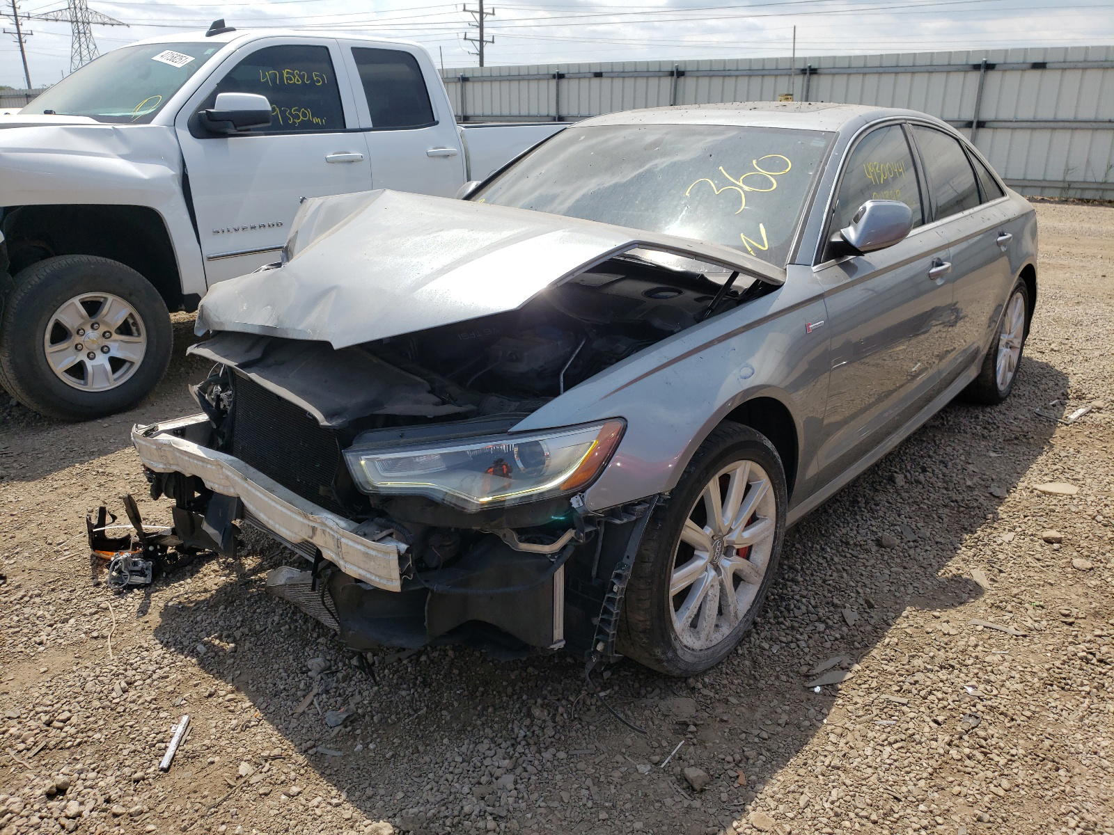 Photo 2 from auction – 2013 AUDI A6 PRESTIG with VIN WAUHGAFC4DN091396