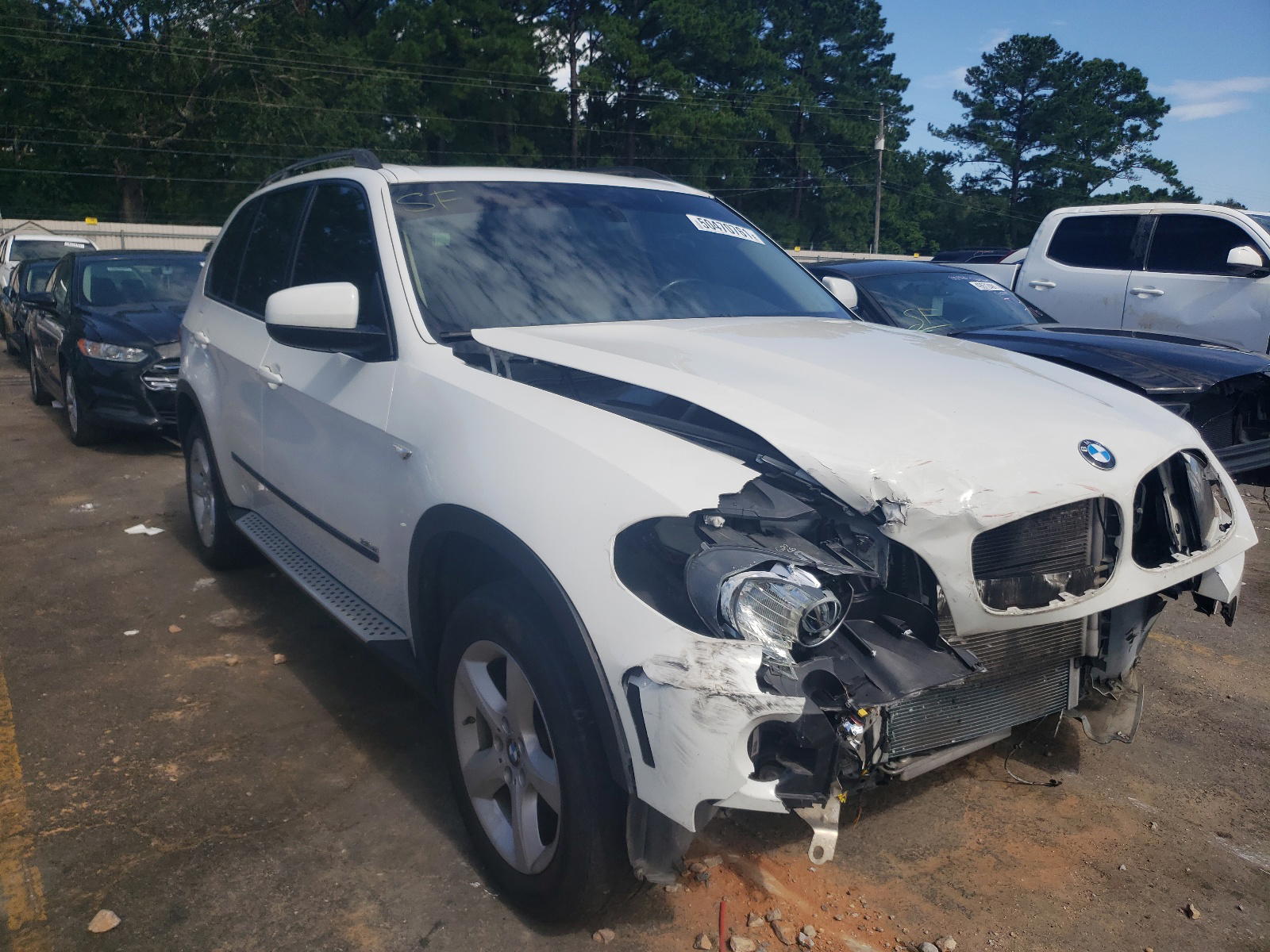 BMW X5 3.0I 2008 with VIN 5UXFE43558L026662 - Photo from auction