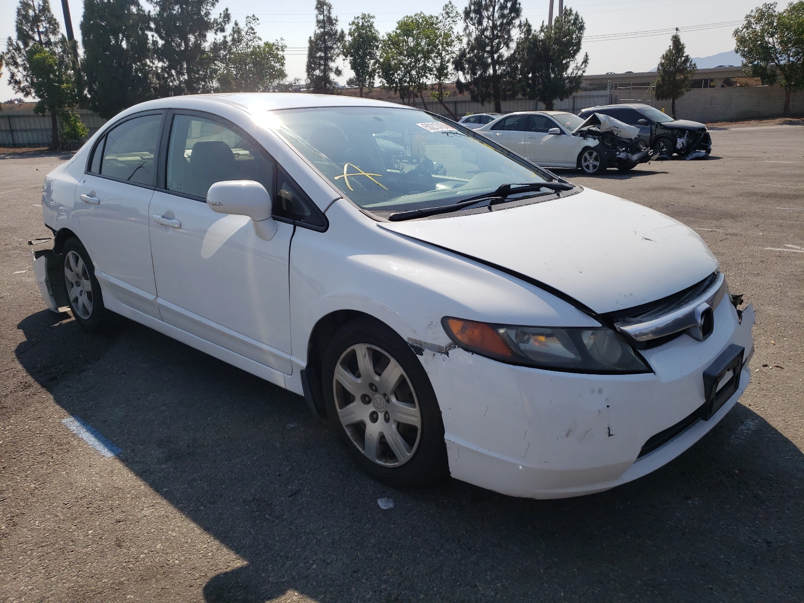 Photo 1 from auction – 2008 HONDA CIVIC LX with VIN 2HGFA16528H345930