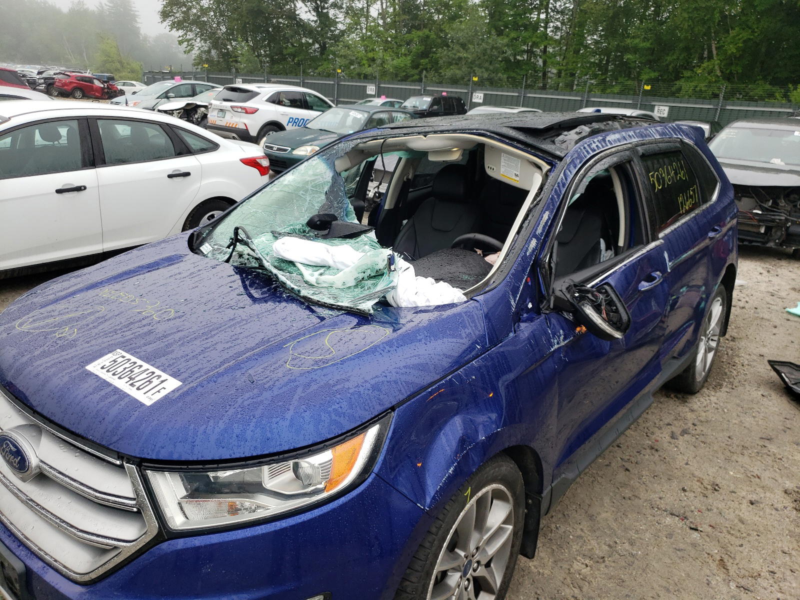 Photo 9 from auction – 2015 FORD EDGE TITAN with VIN 2FMPK4K85FBB49106