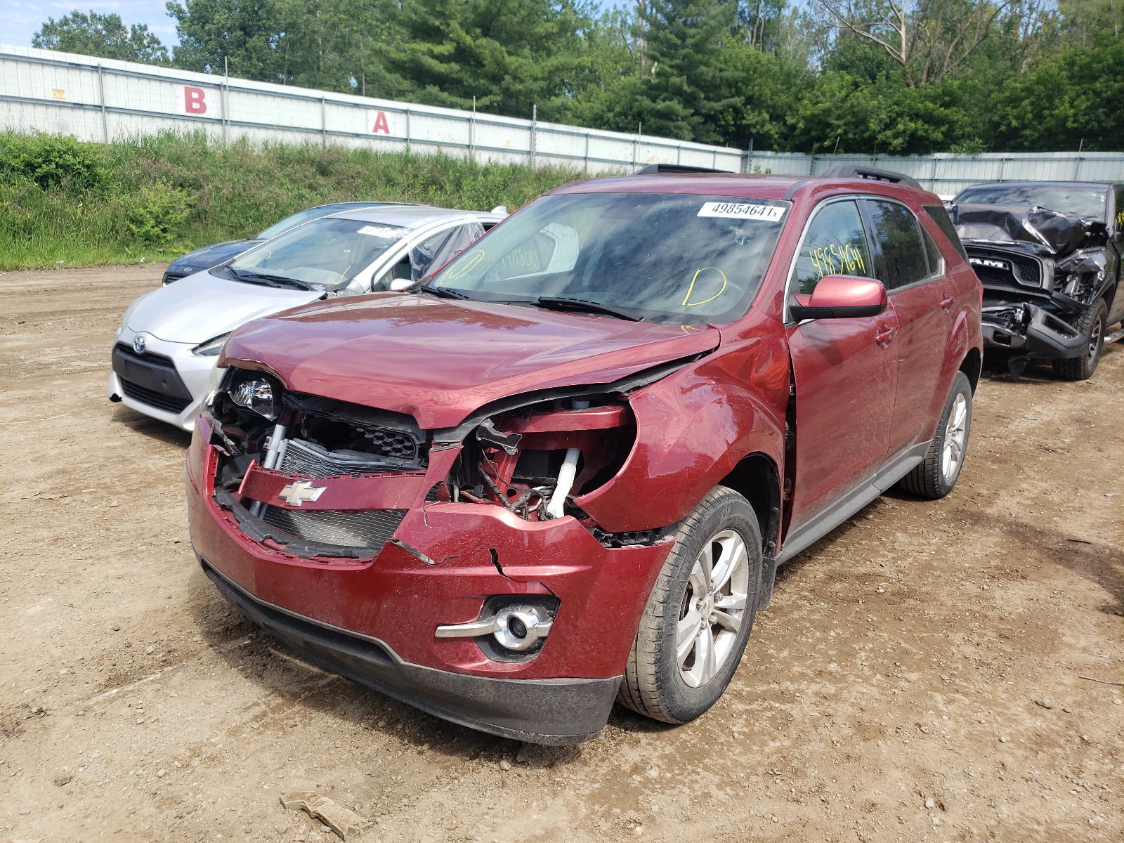 Photo 2 from auction – 2012 CHEVROLET EQUINOX LT with VIN 2GNFLNEK5C6345794