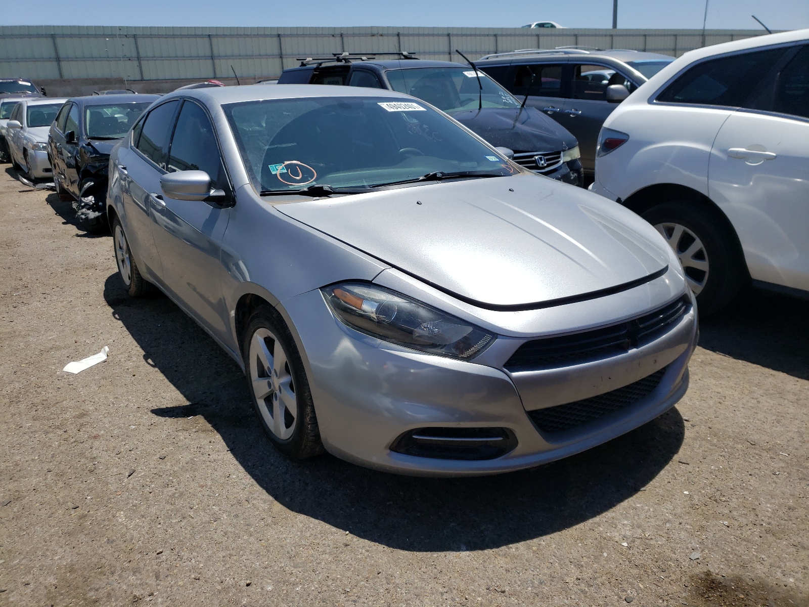 DODGE DART SXT 2015 with VIN 1C3CDFBB0FD222613 - Photo from auction