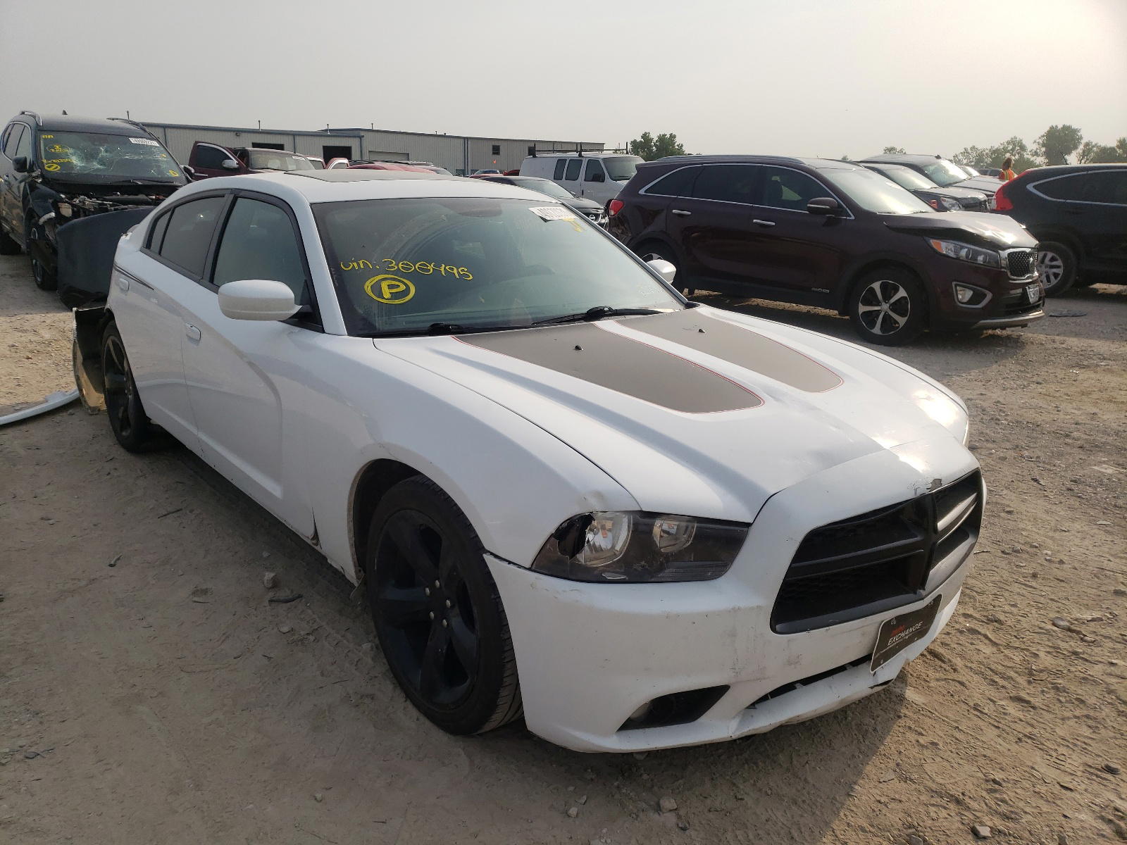 DODGE CHARGER SX 2014 with VIN 2C3CDXHG2EH300495 - Photo from auction