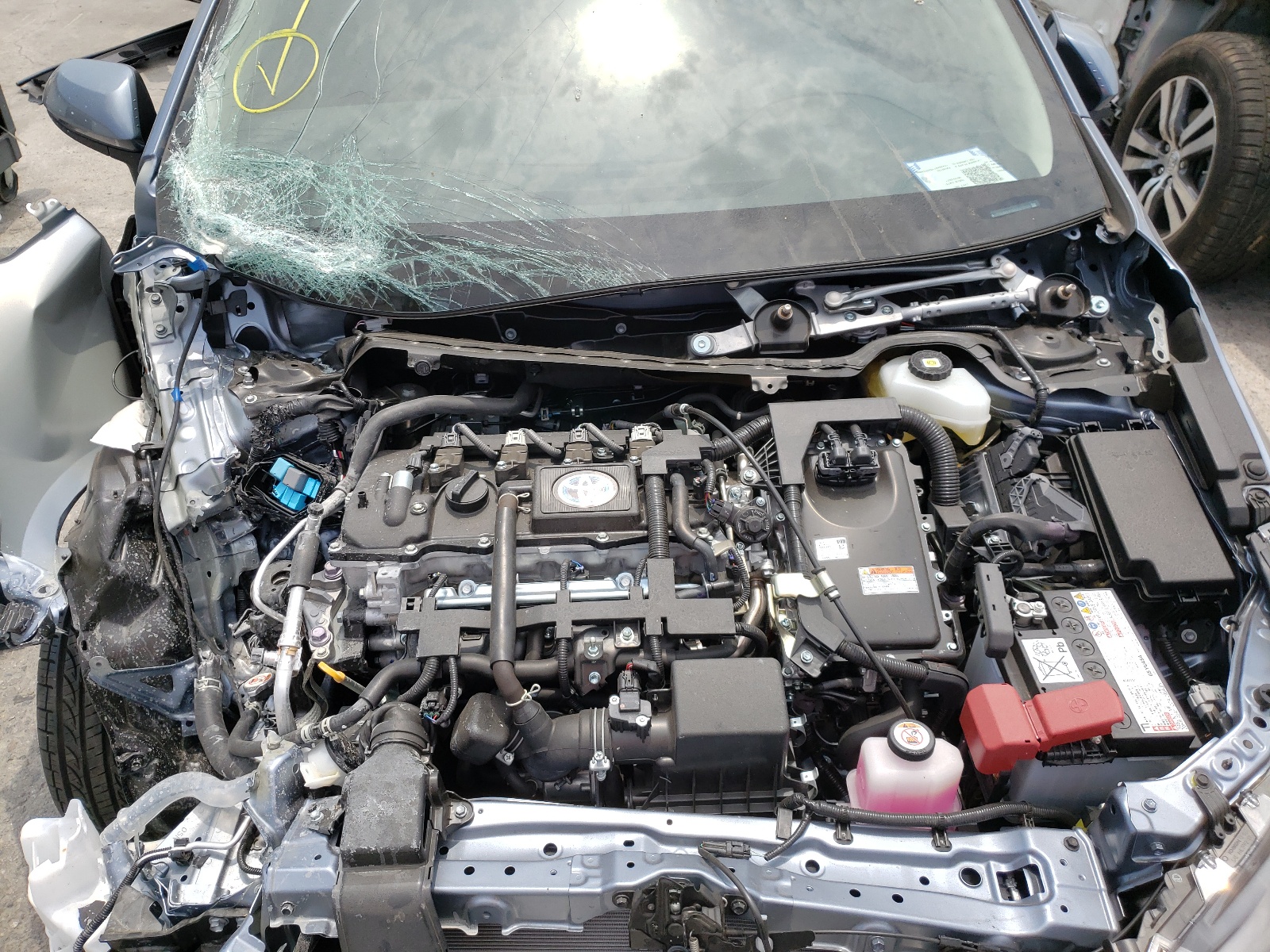 Photo 7 from auction – 2021 TOYOTA COROLLA LE with VIN JTDEAMDE5MJ027226