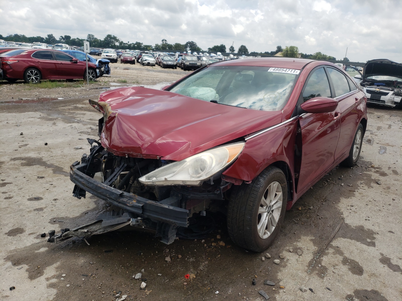 Photo 2 from auction – 2013 HYUNDAI SONATA GLS with VIN 5NPEB4AC0DH669670