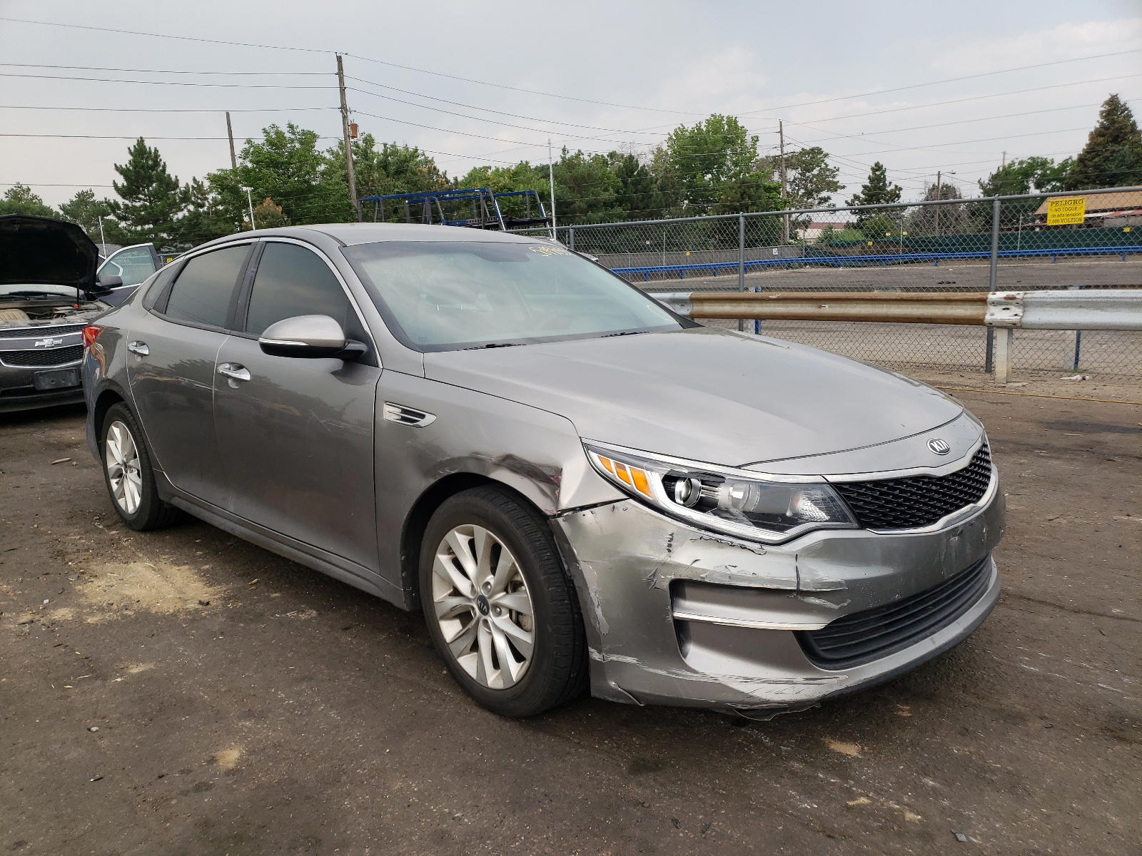 KIA OPTIMA 2016 with VIN 5XXGT4L32GG044013 - Photo from auction