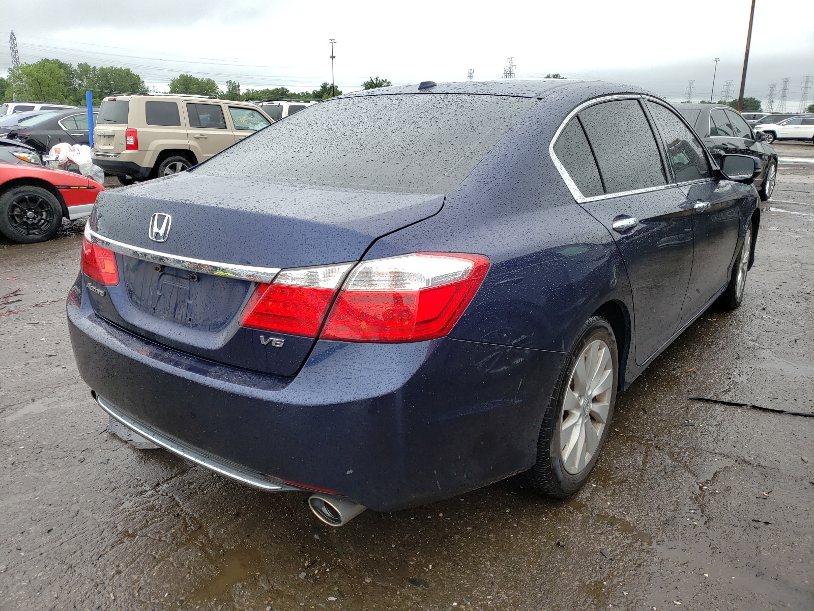 Photo 4 from auction – 2014 HONDA ACCORD EXL with VIN 1HGCR3F89EA007761