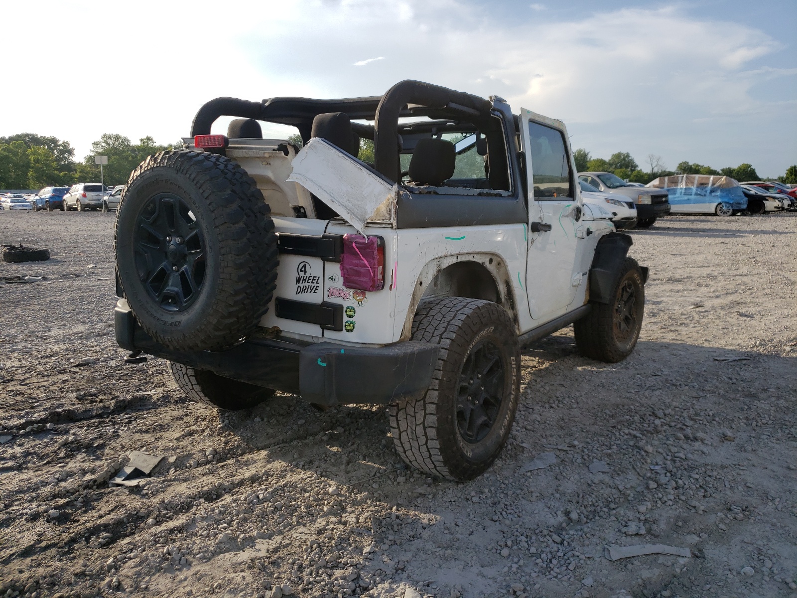Photo 4 from auction – 2015 JEEP WRANGLER S with VIN 1C4AJWAG1FL554834