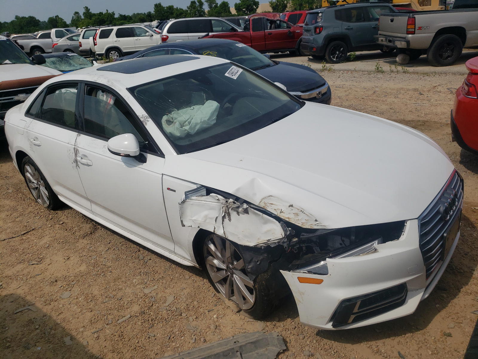 AUDI A4 PREMIUM 2018 with VIN WAUDNAF44JA123957 - Photo from auction