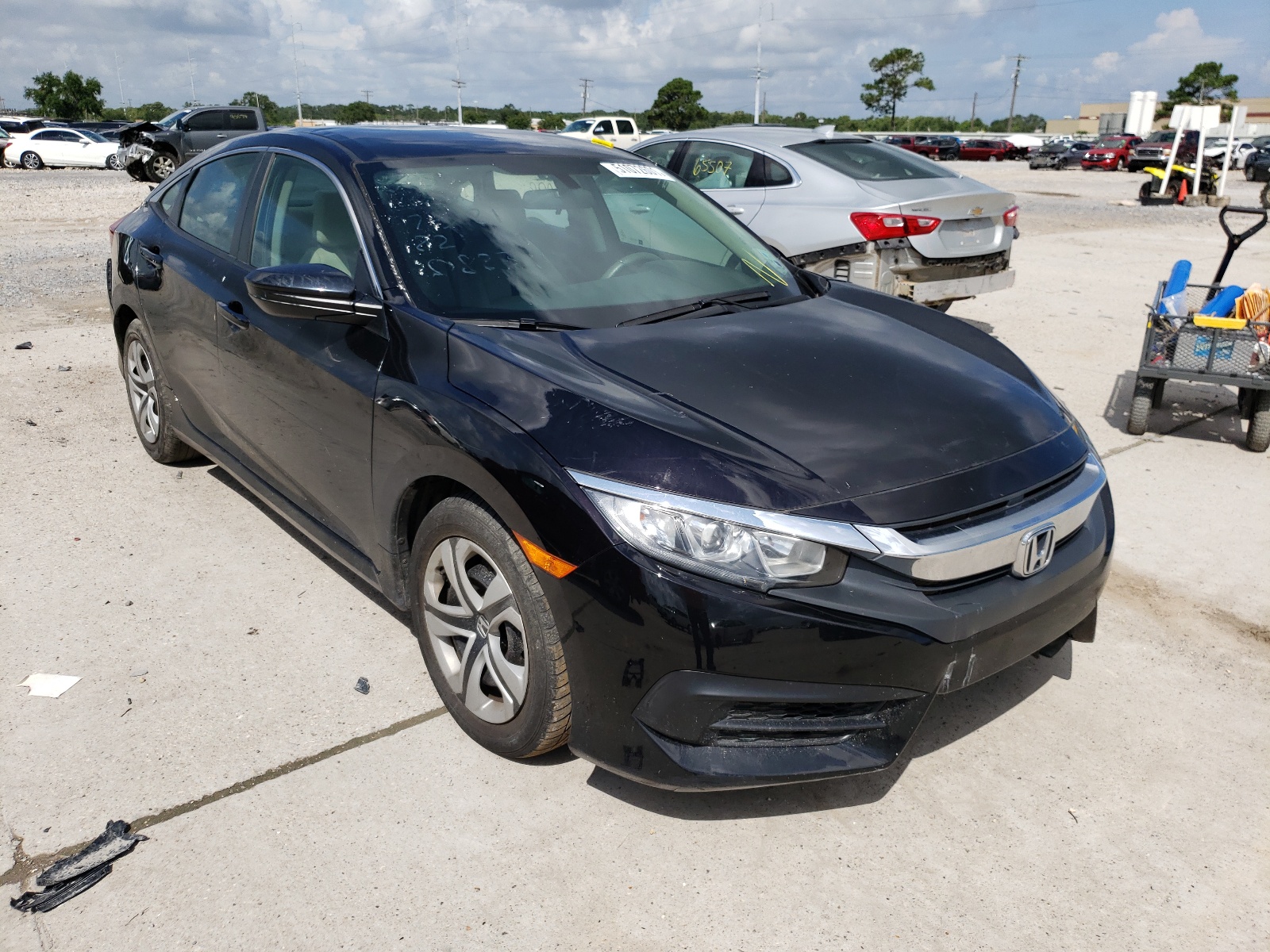 Photo 1 from auction – 2016 HONDA CIVIC LX with VIN 19XFC2F53GE082341