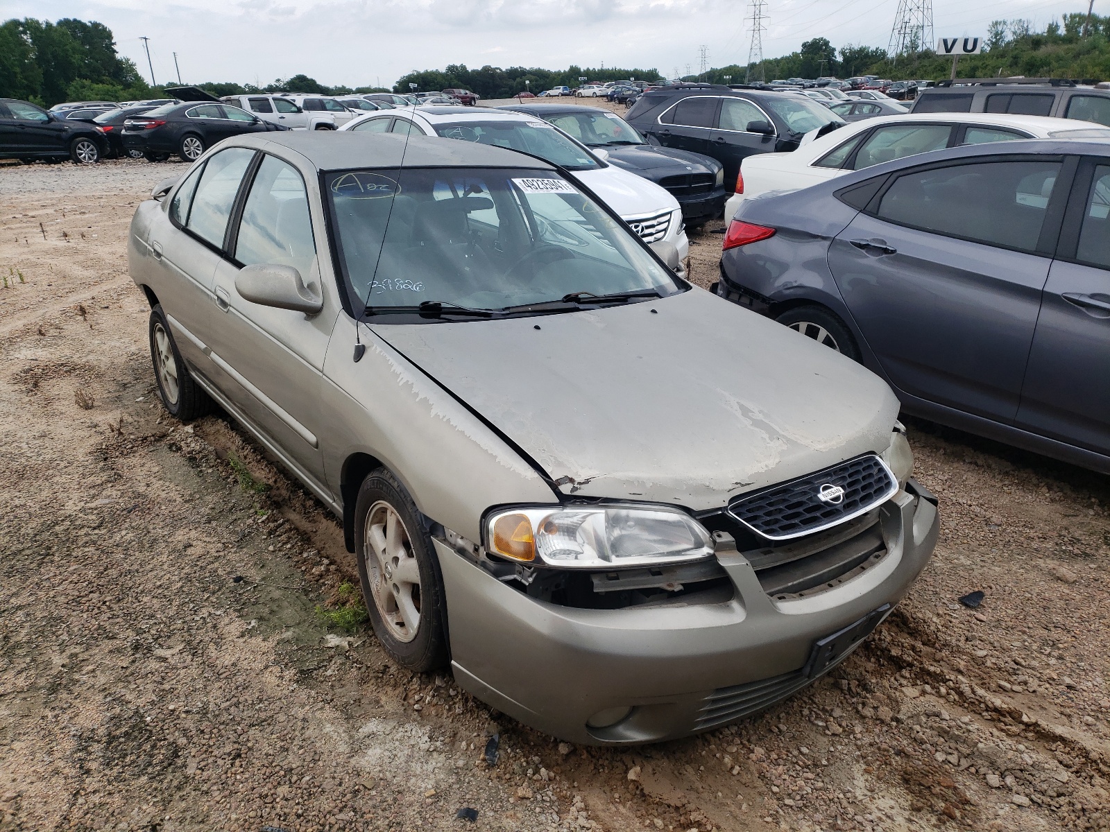 NISSAN SENTRA XE 2002 with VIN 3N1CB51D42L598415 - Photo from auction