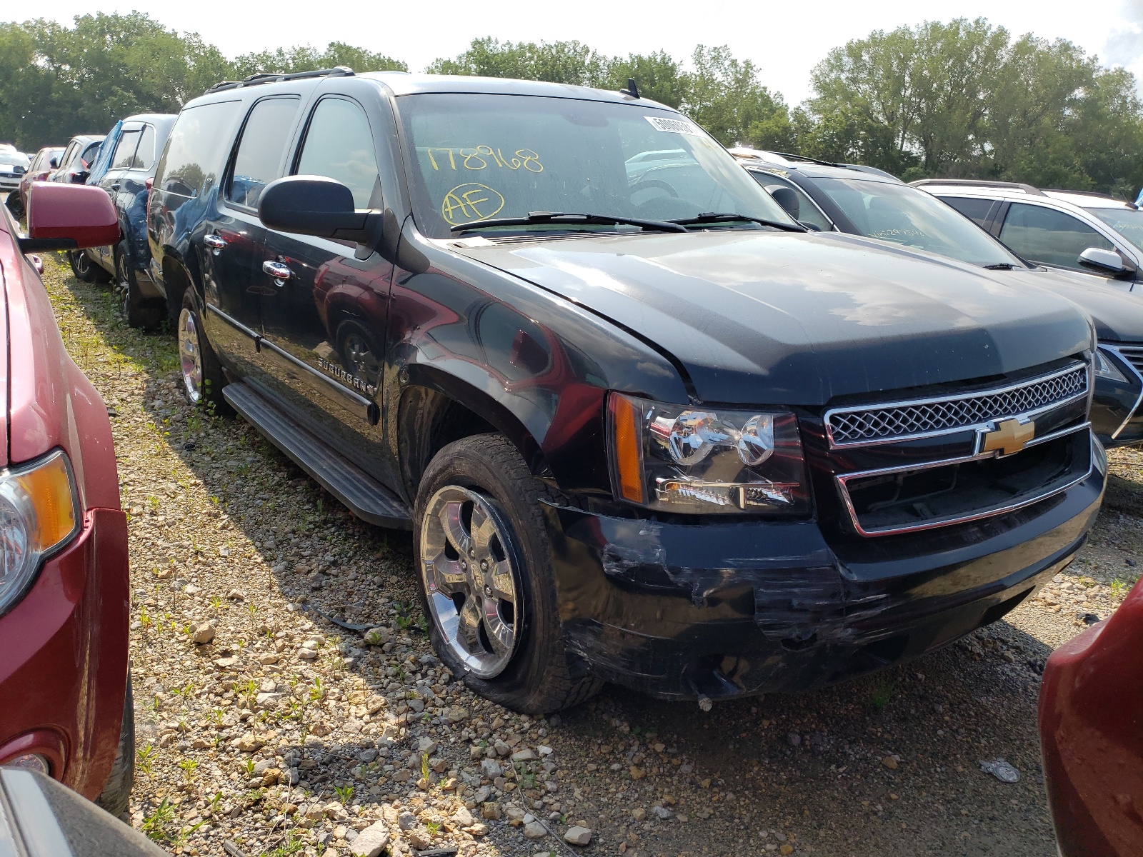 CHEVROLET SUBURBAN K 2008 with VIN 3GNFK16308G178968 - Photo from auction