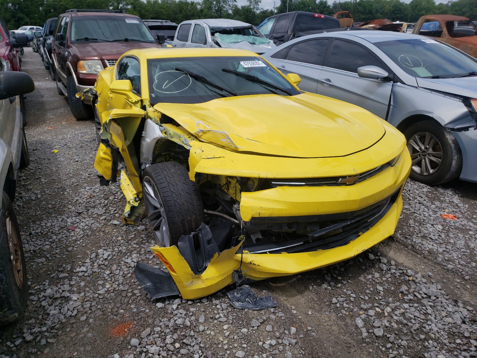 CHEVROLET CAMARO LT 2018 with VIN 1G1FB1RSXJ0145992 - Photo from auction